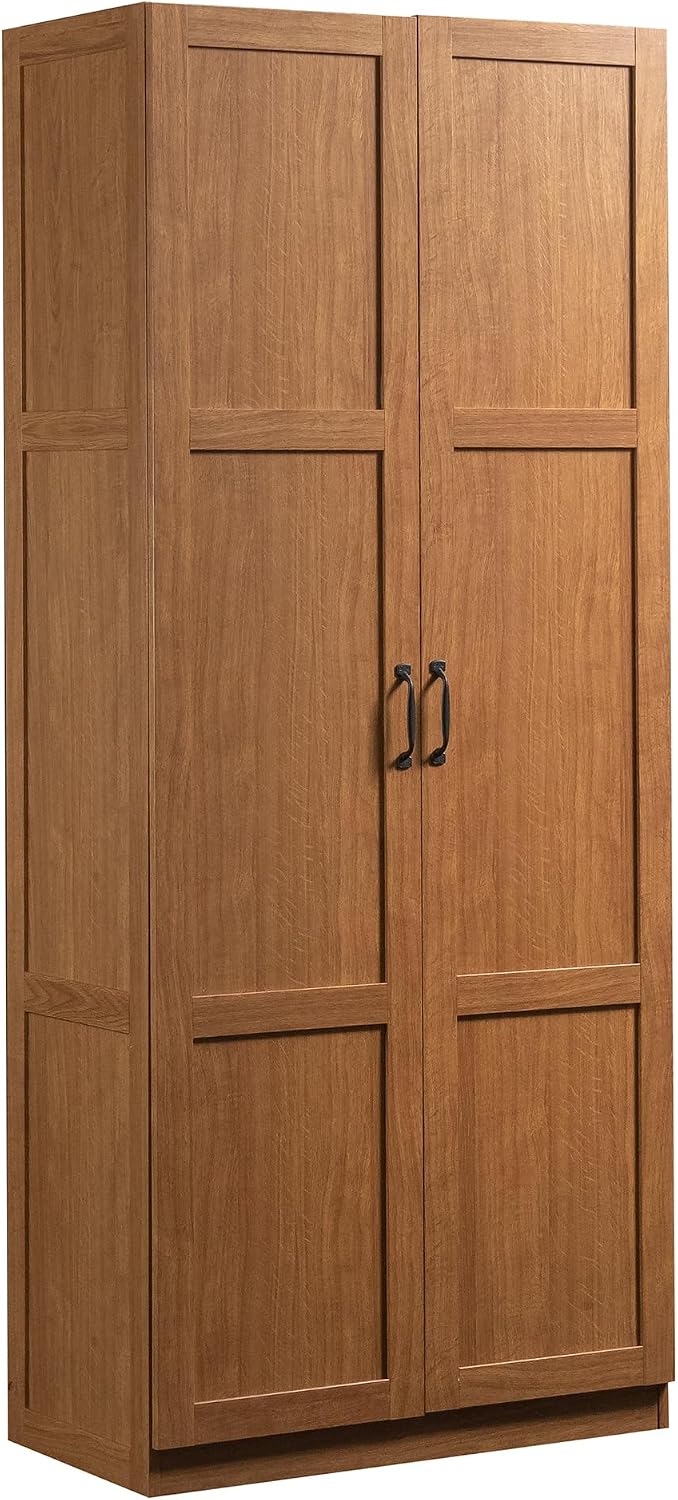 Office Storage Cabinet - Tall Storage Cabinet, Freestanding Kitchen Pantry