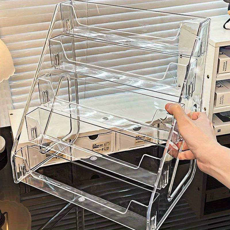 3/5 Tier Acrylic Bookshelf Det - đánh giá và giá Bookshelf 5 Tier