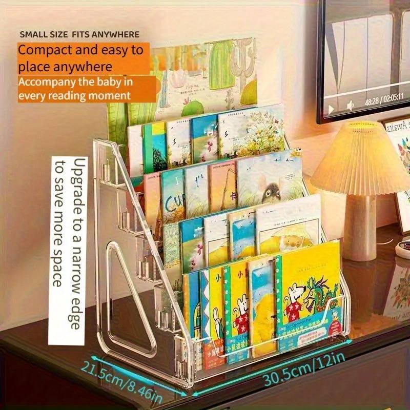 3/5 Tier Acrylic Bookshelf Det - đánh giá và giá Bookshelf 5 Tier