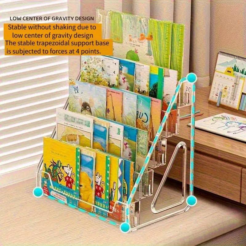 3/5 Tier Acrylic Bookshelf Det - đánh giá và giá Bookshelf 5 Tier