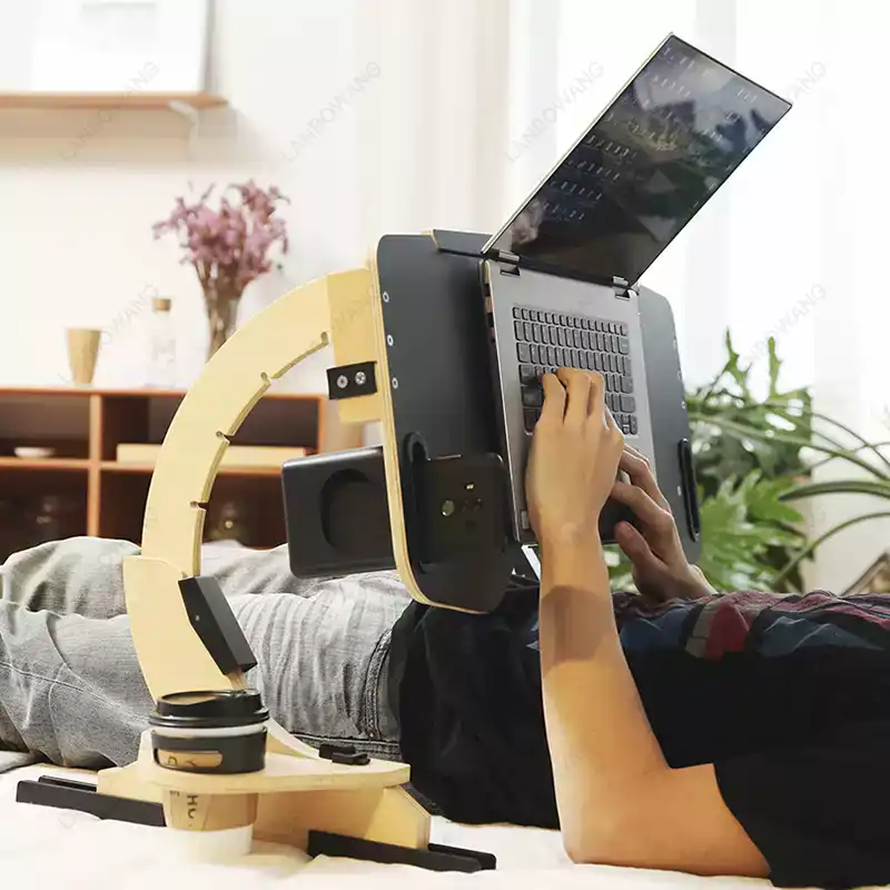 Aluminum Alloy Folding Lap Des - đánh giá và giá Adjustable Laptop Table