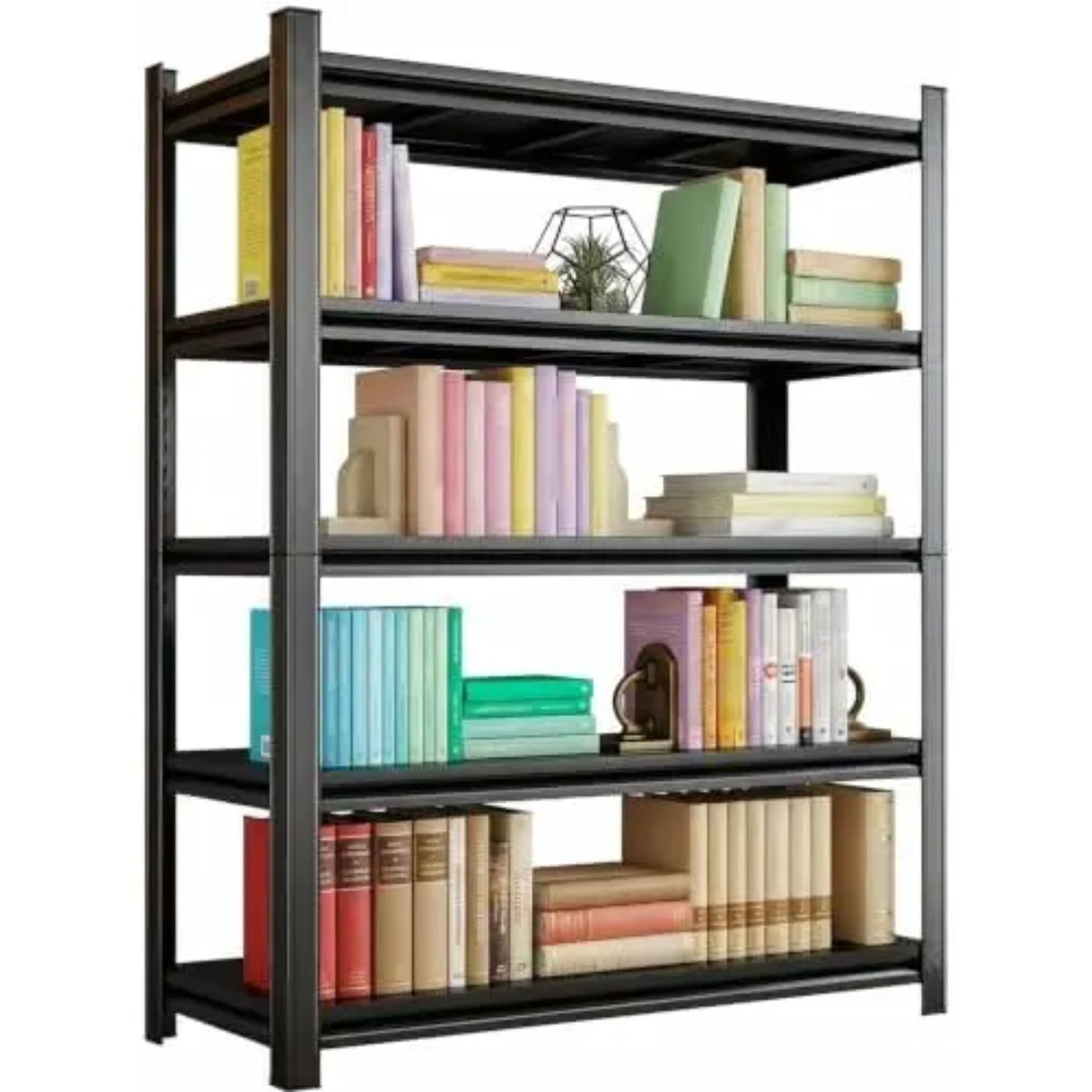 5-Tier Heavy Duty Bookshelf, 7 - đánh giá và giá Bookshelf 5 Tier