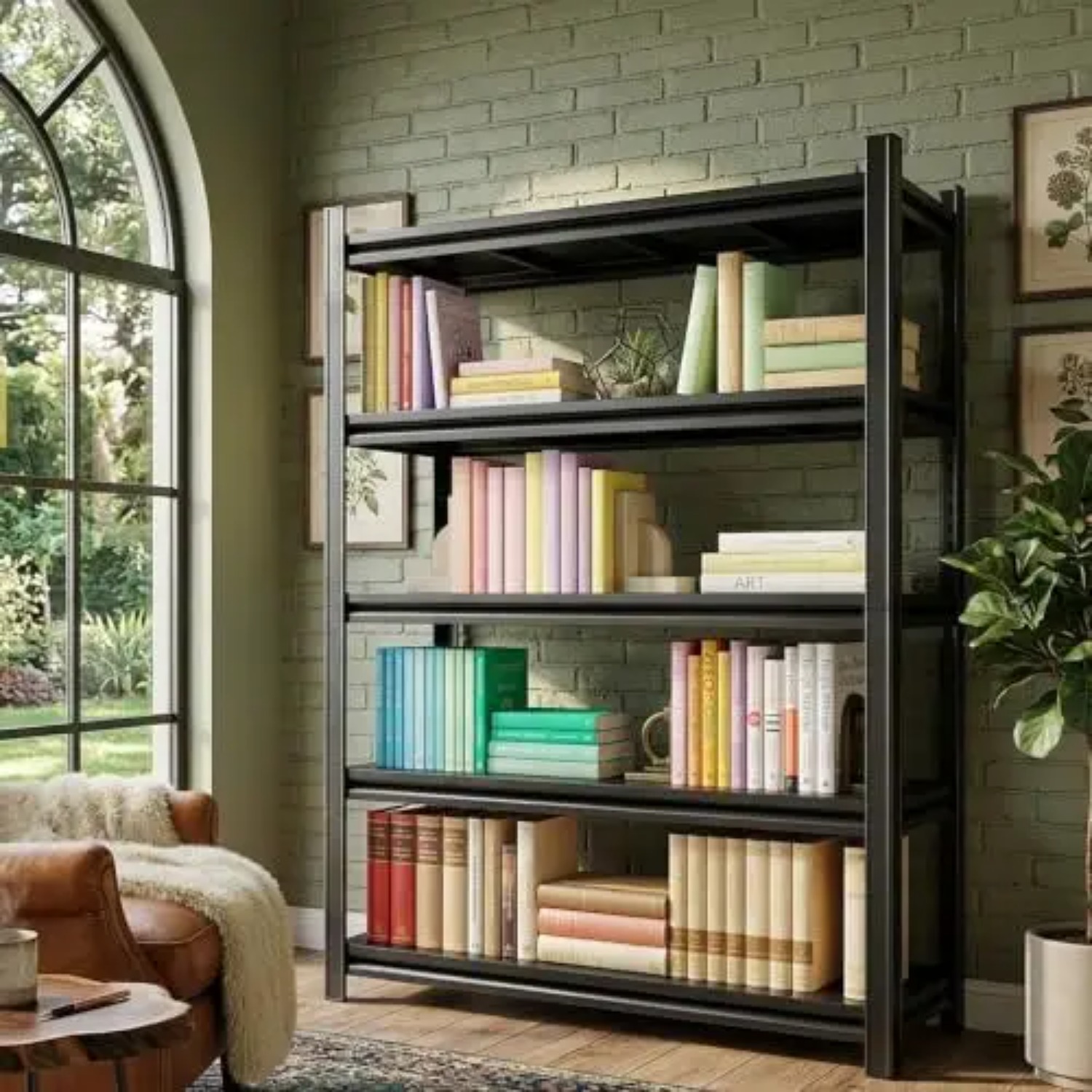 5-Tier Heavy Duty Bookshelf, 7 - đánh giá và giá Bookshelf 5 Tier