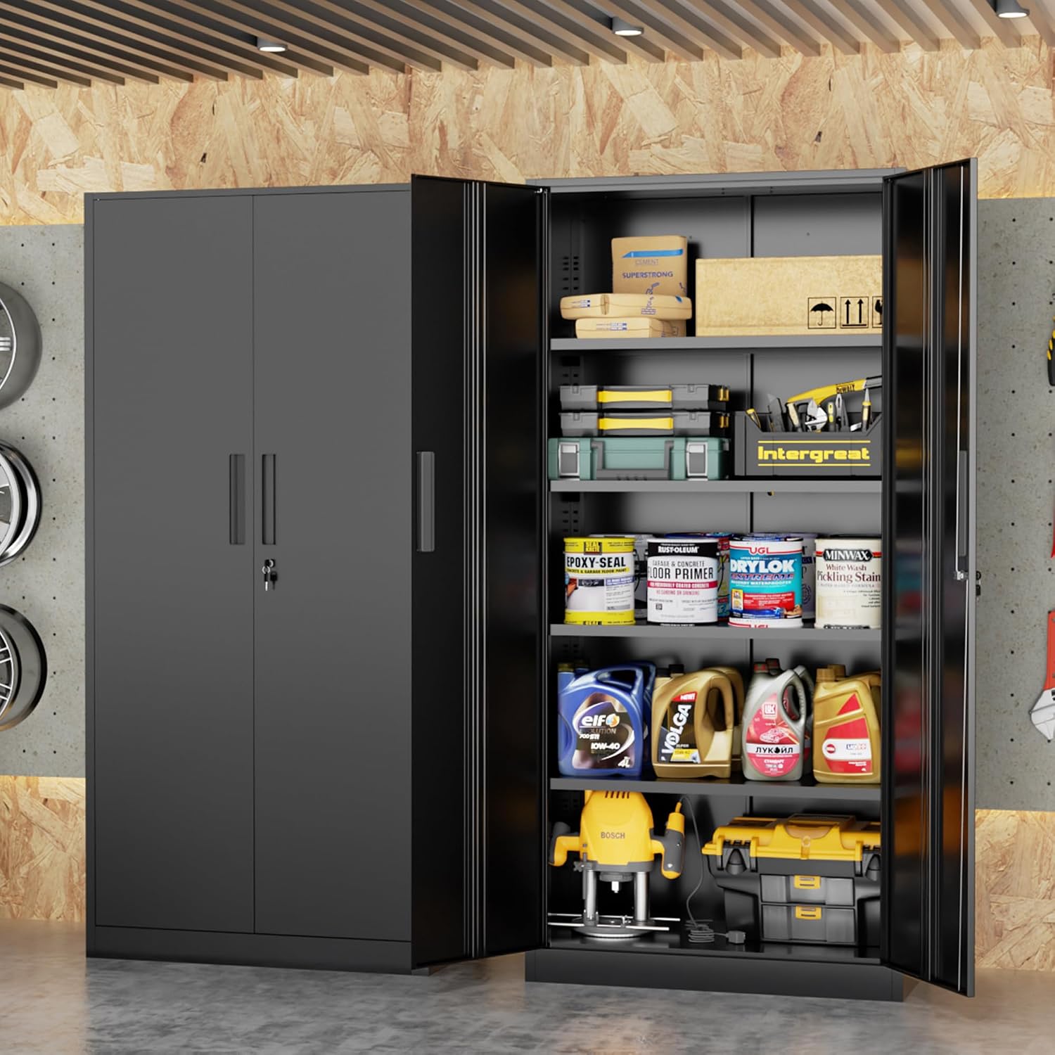 Tall Metal Storage Cabinet Org - đánh giá và giá Office Storage Cabinet