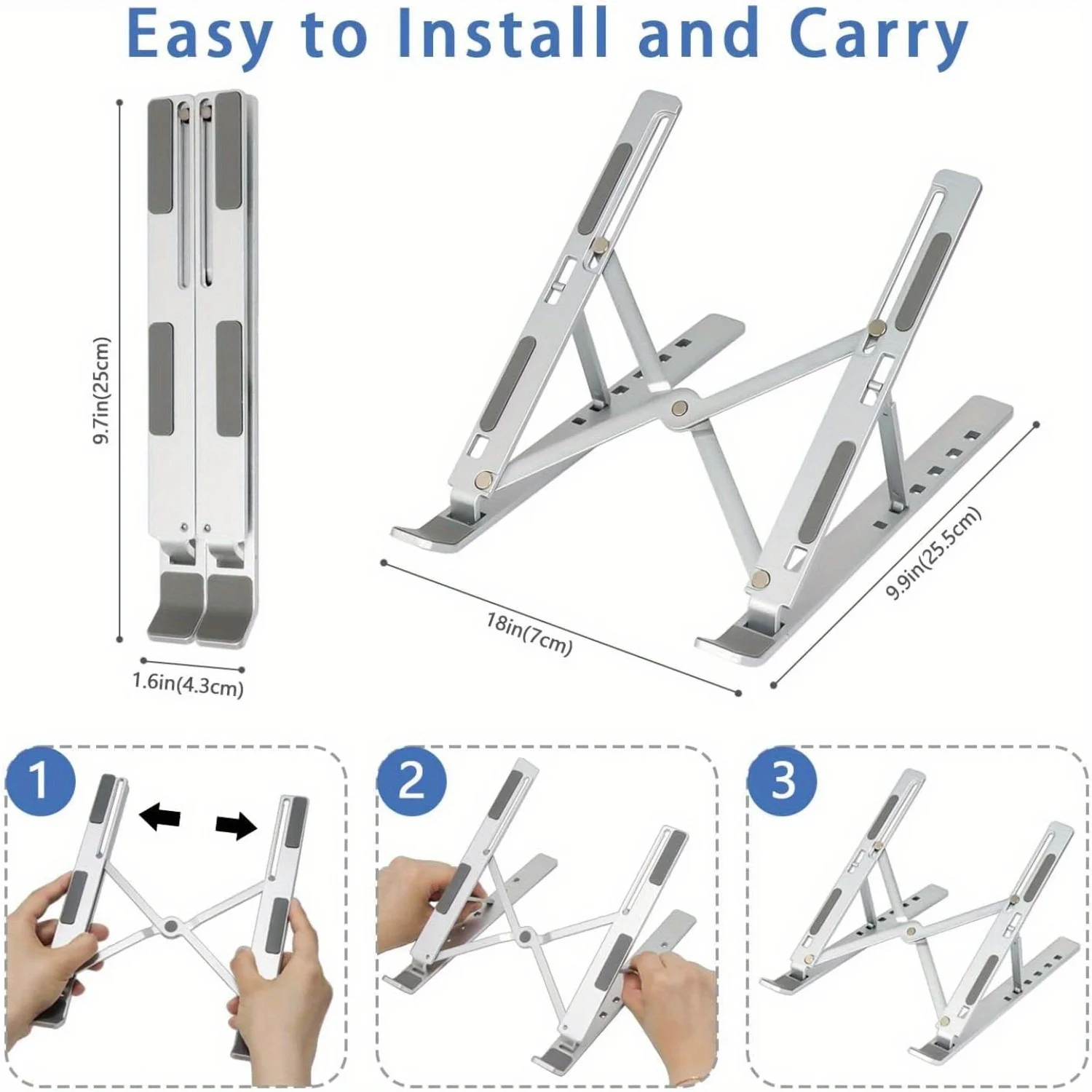 Adjustable Aluminum Laptop Sta - đánh giá và giá Adjustable Laptop Table