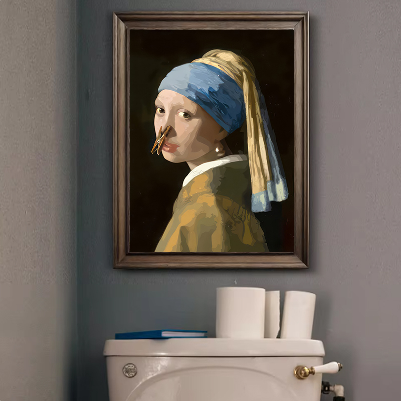 1pc Funny Abstract Bathroom To - đánh giá và giá Office Furniture At Home