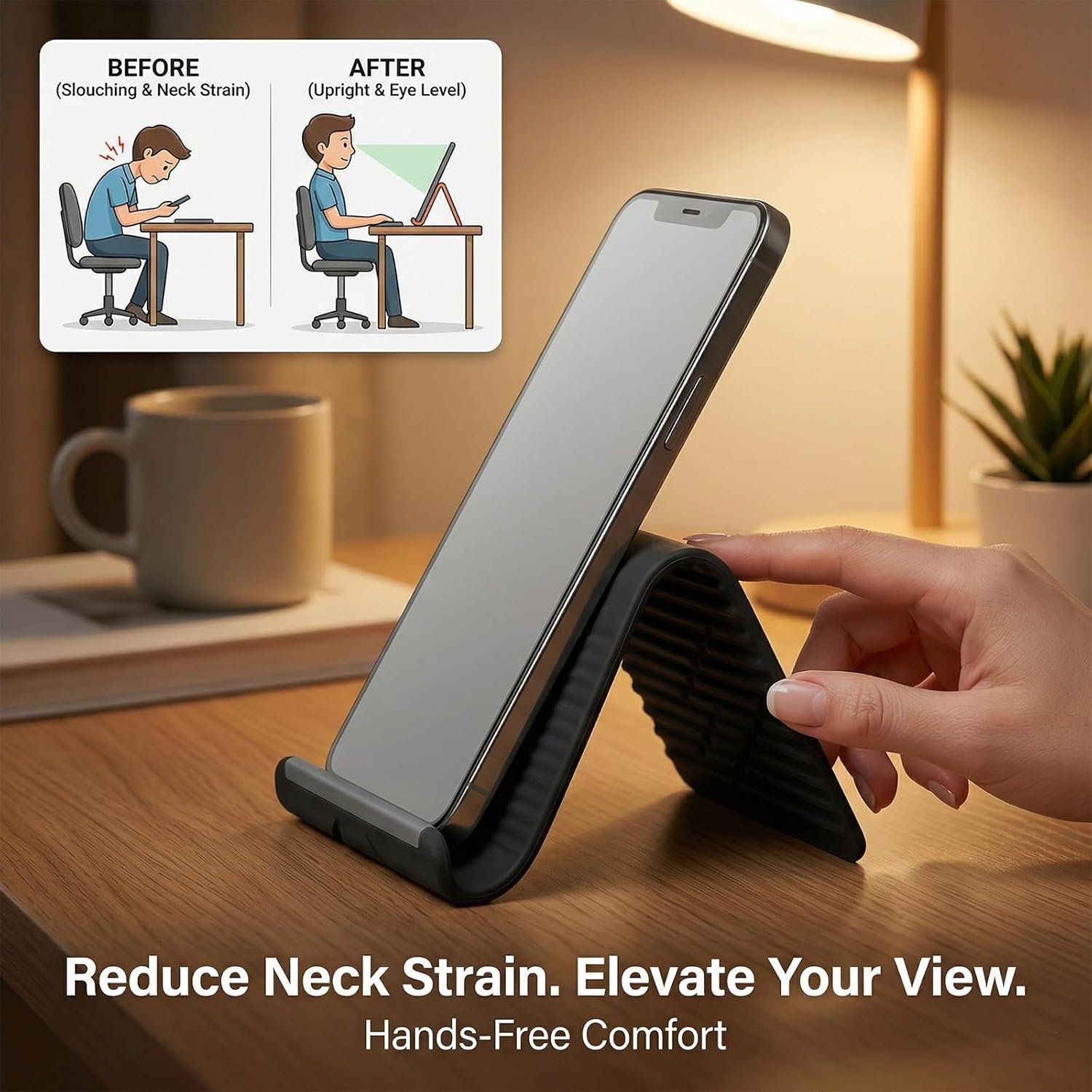 Flexible Foldable Silicone Pho - đánh giá và giá Adjustable Laptop Table