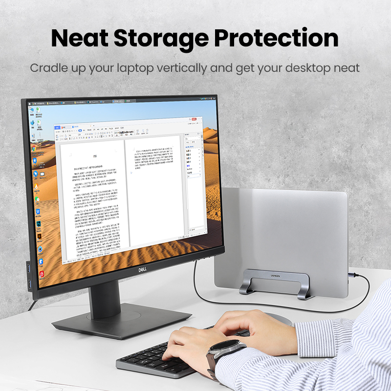 UGREEN Vertical Laptop Stand H - đánh giá và giá Adjustable Laptop Table