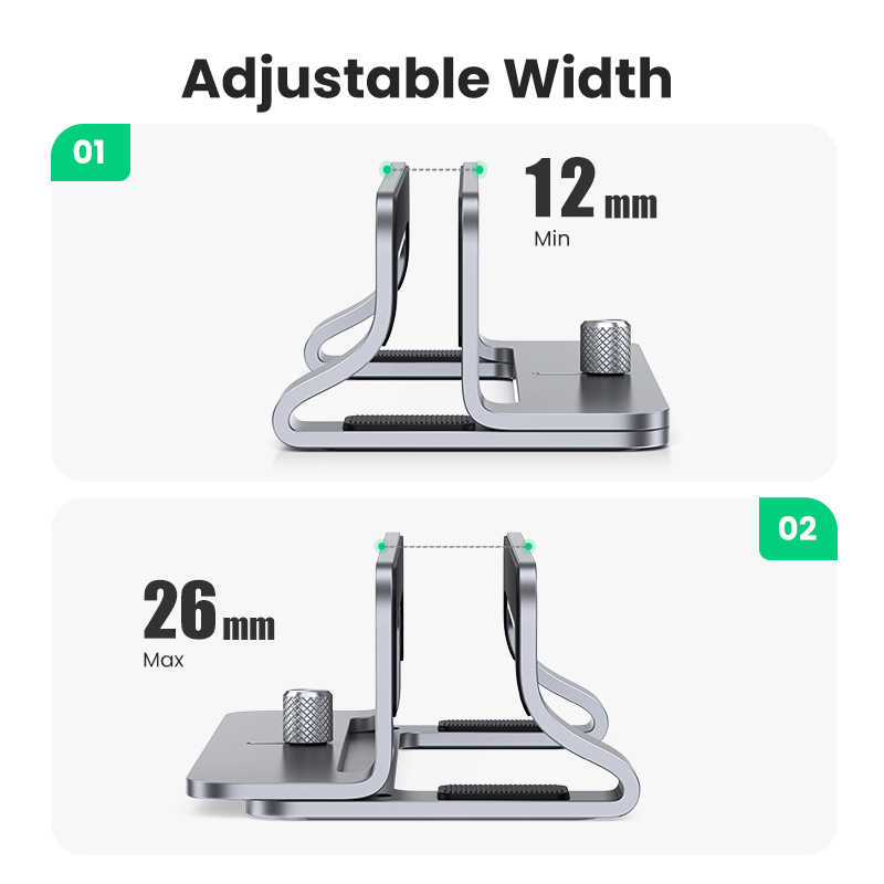 UGREEN Vertical Laptop Stand H - đánh giá và giá Adjustable Laptop Table