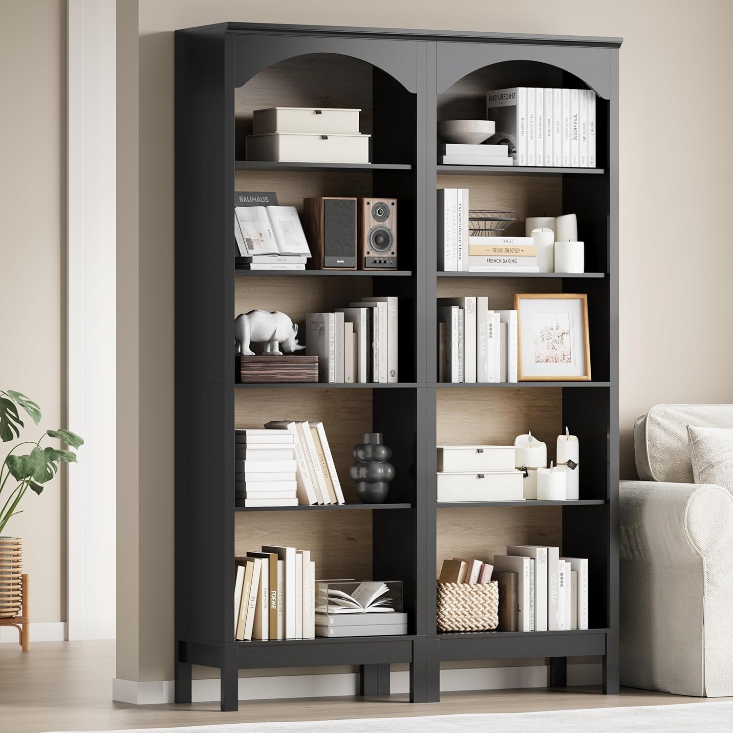 Arched Bookshelf with 5 Tier O - đánh giá và giá Bookshelf 5 Tier