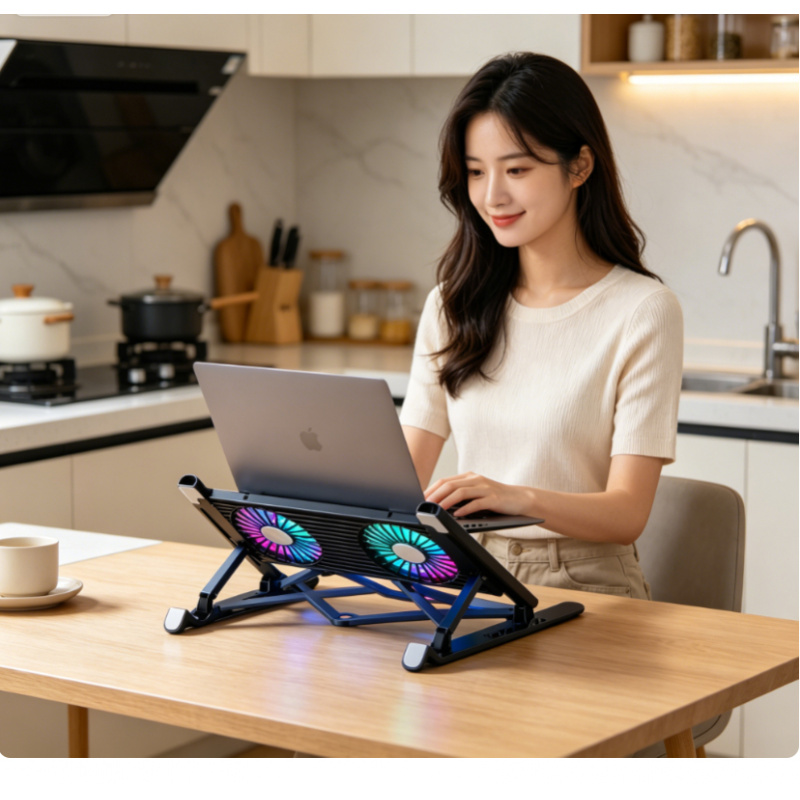 New Laptop Cooler Base Stand F - đánh giá và giá Adjustable Laptop Table